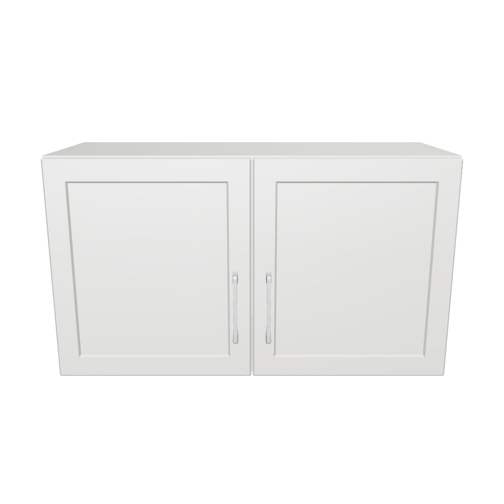 32" Wide x 18" High Fridge Cabinet - Thermofoil Doors