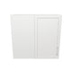 32" Wide 30" High Blind Corner Wall Cabinet - Door on Right Side - Painted Doors