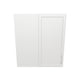 32" Wide 36" High Blind Corner Wall Cabinet - Door on Right Side - Painted Doors