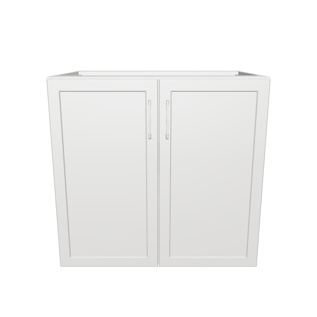 33" Wide Base Cabinet - Painted Doors