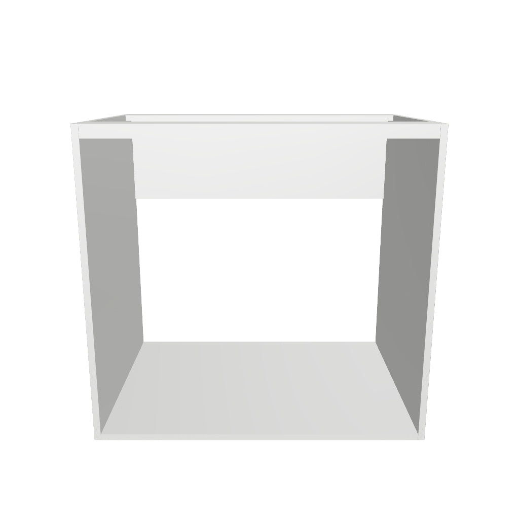 33" Wide Base Cabinet - Sink Cabinet - No Back - Thermofoil Doors