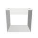 33" Wide Base Cabinet - Sink Cabinet - No Back - Thermofoil Doors