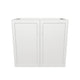 34" Wide Base Cabinet - Sink Cabinet - No Back - Thermofoil Doors