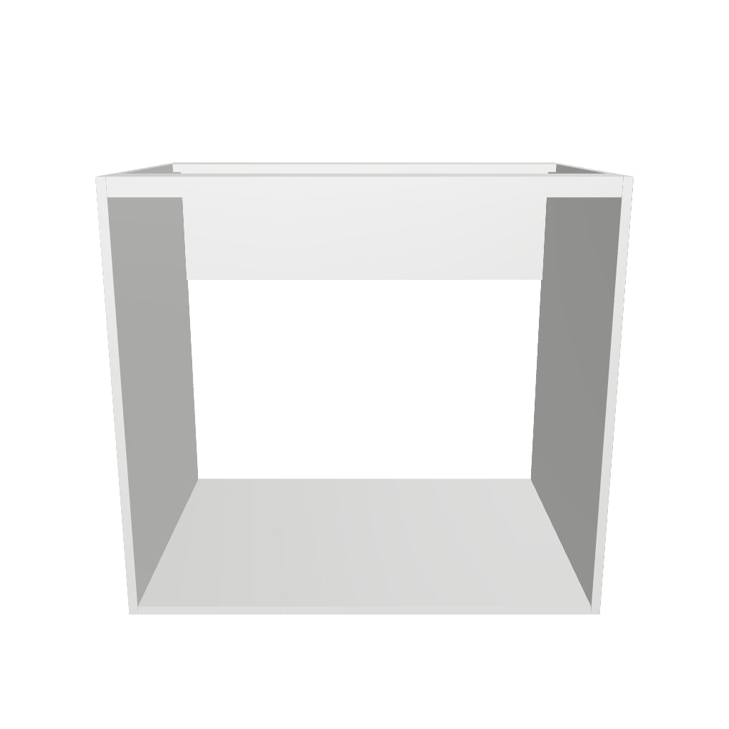 34" Wide Base Cabinet - Sink Cabinet - No Back - Thermofoil Doors