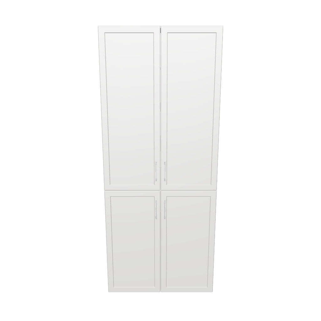 34" Wide Tall Pantry Cabinet - Thermofoil Doors