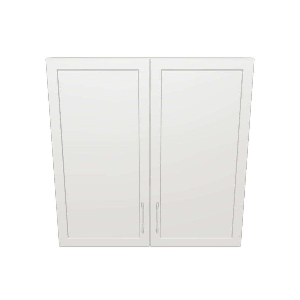 34" Wide x 34" High Wall Cabinet - Thermofoil Doors