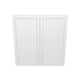 34" Wide x 34" High Wall Cabinet - Thermofoil Doors