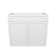 36" Wide Base Cabinet With Drawer On Top - Painted Doors