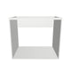36" Wide Base Cabinet - Sink Cabinet - No Back - Thermofoil Doors