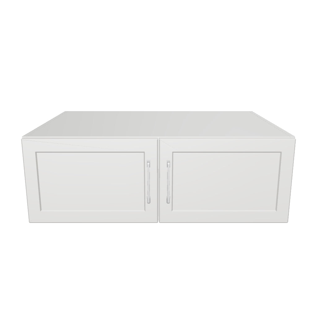 36" Wide x 12" High x 24" Deep Fridge Cabinet - Thermofoil Doors