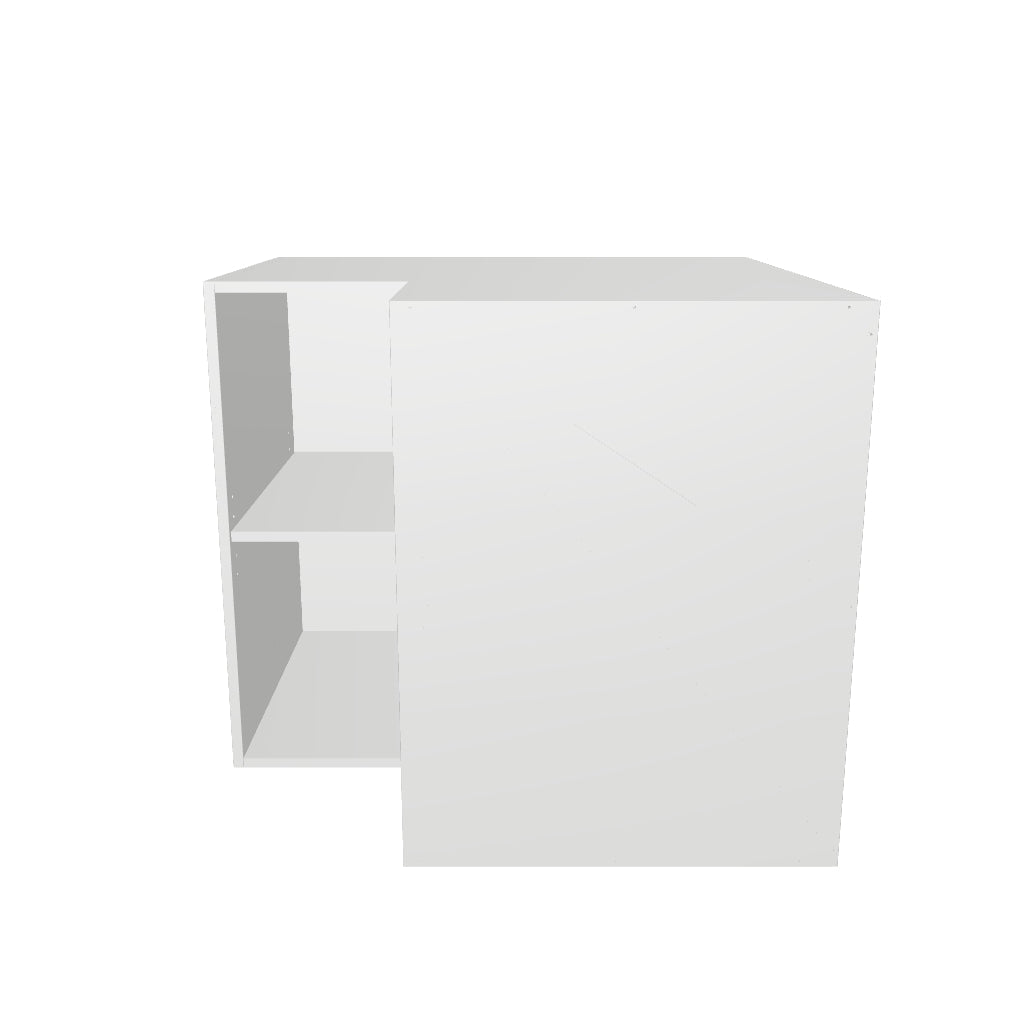 36x36" L Shape Base Corner Cabinet - Painted Doors