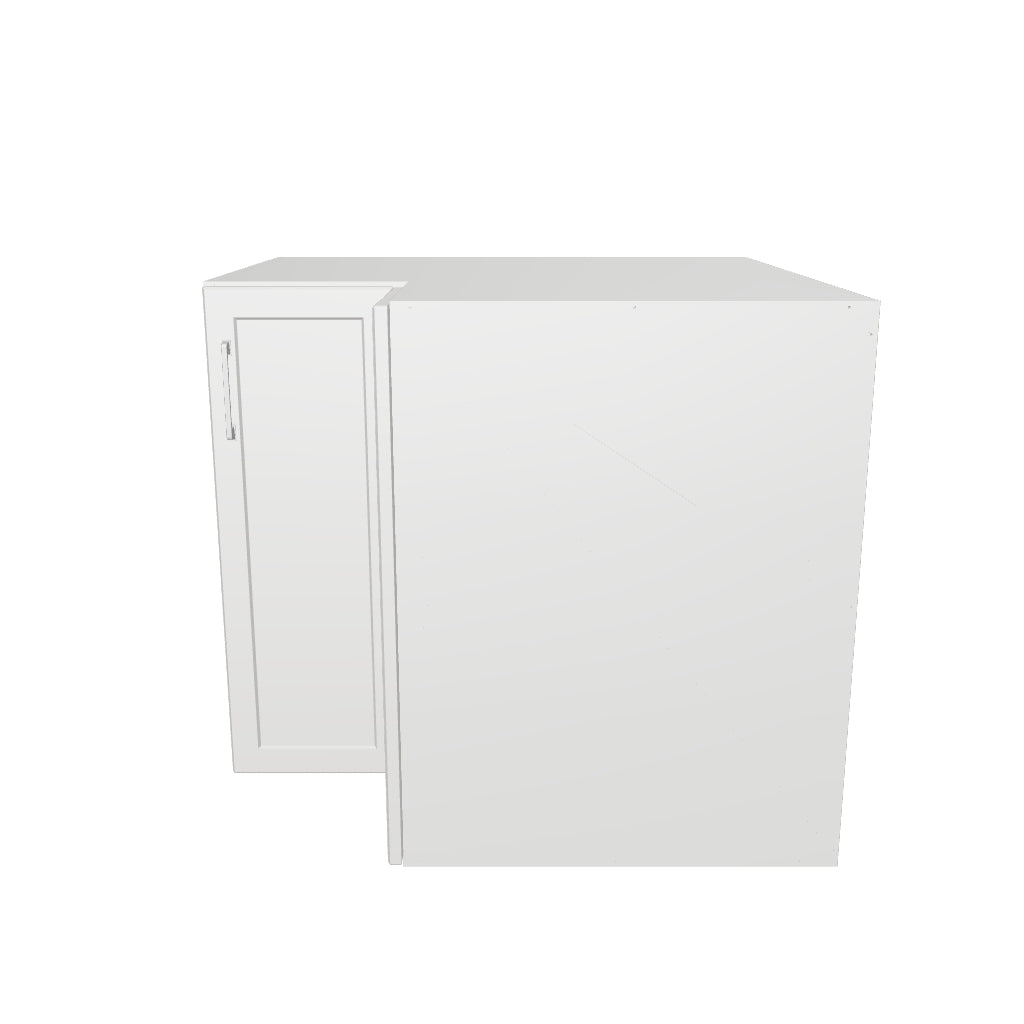 36x36" L Shape Base Corner Cabinet - Painted Doors