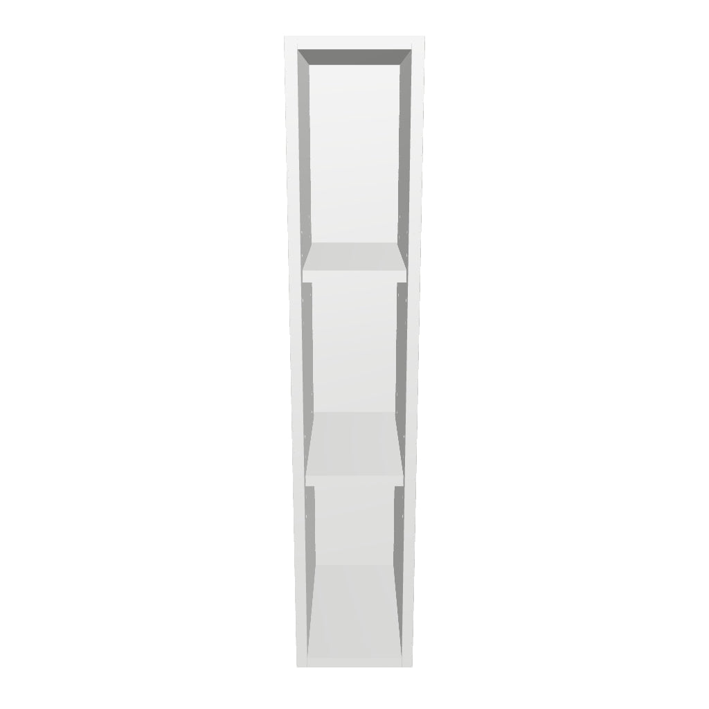 7" Wide x 36" High Wall Cabinet - Thermofoil Doors
