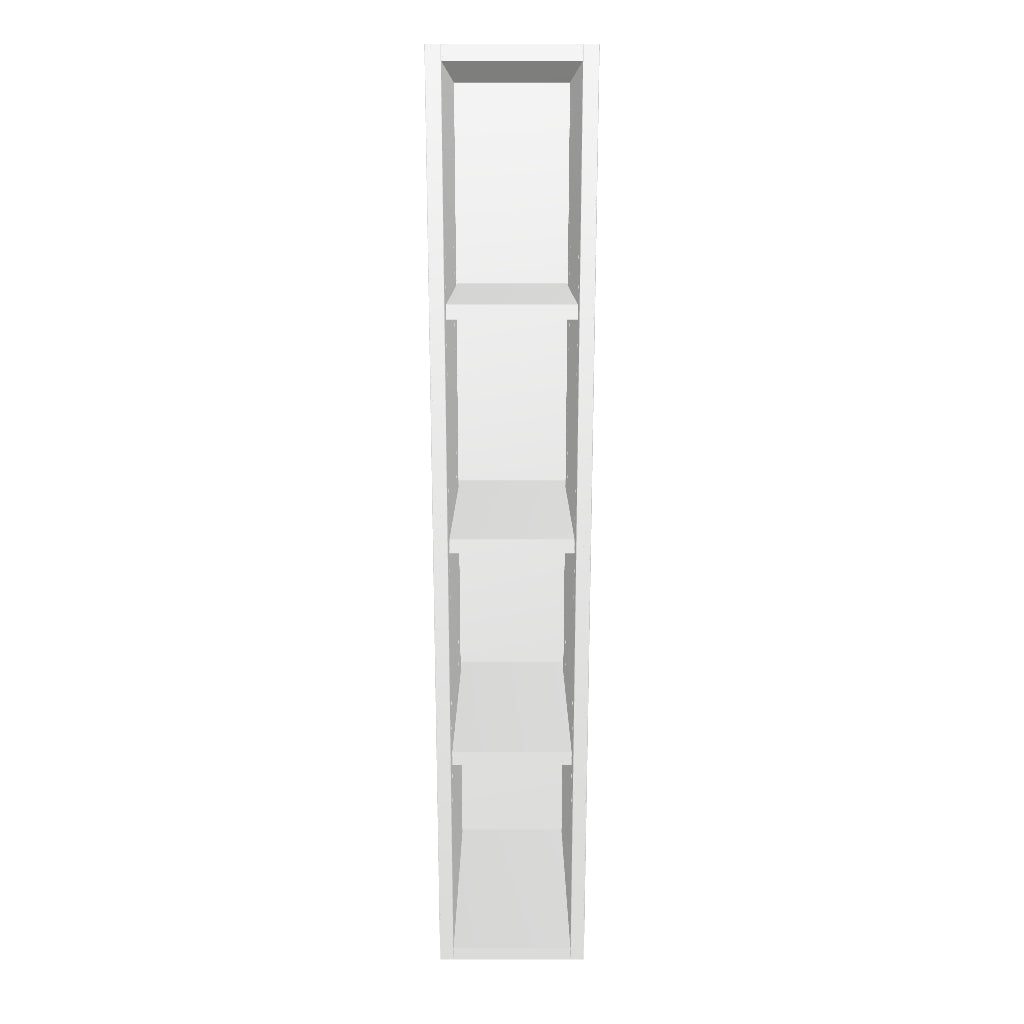7" Wide x 42" High Wall Cabinet - Thermofoil Doors
