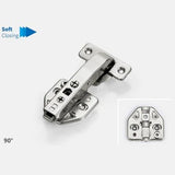 90 Degree Soft Closing Hinges with Mounting Plate - RTI CABINETS