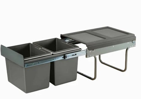Under Sink Garbage Bins System - RTI CABINETS