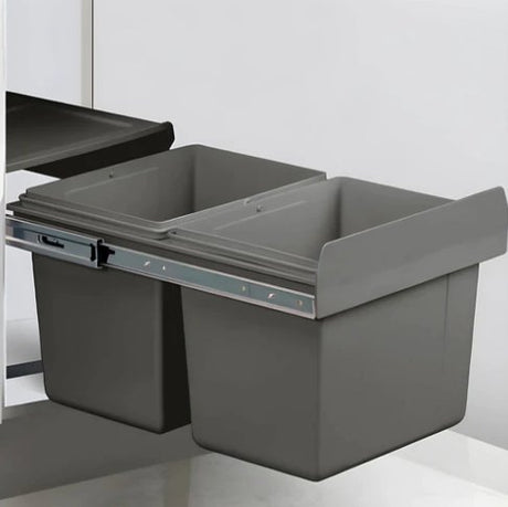 Under Sink Garbage Bins System - RTI CABINETS